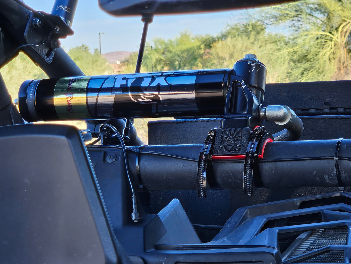 Can-Am X3 Rear Shock Remote Reservoir Relocation System (RRRS) - Black